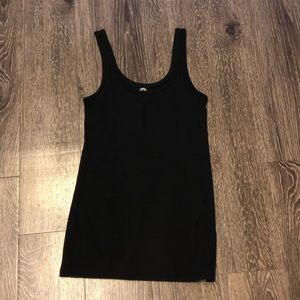 Black tank top